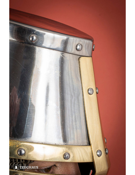 Great Helm of the Crusaders, brass...