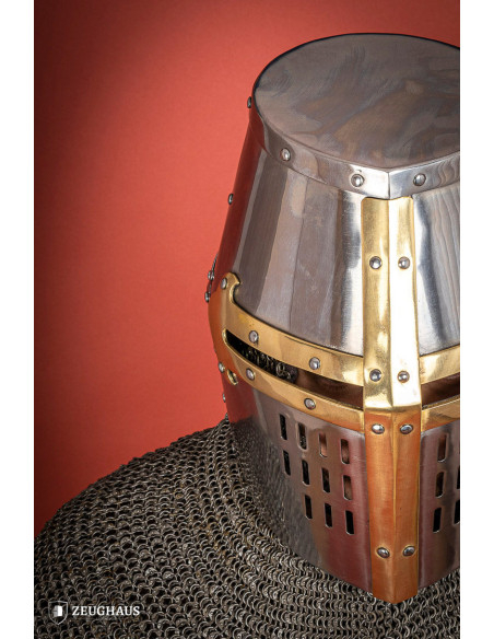 Great Helm of the Crusaders, brass...