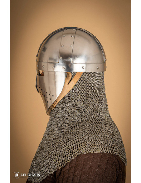 Spangenhelm helmet with visor (2 mm.)