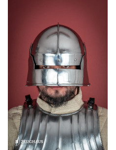 Sallet Infantry Helmet, polished finish (1.6 mm.)