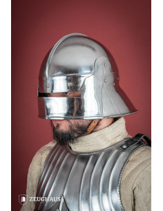 Sallet Infantry Helmet, polished finish (1.6 mm.) 2