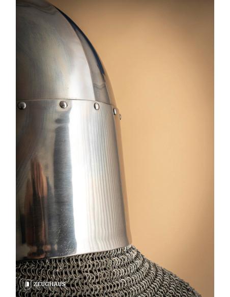 Great Sugar Loaf Templar Helm, brass...