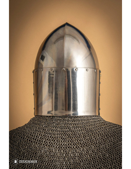 Great Sugar Loaf Templar Helm, brass...