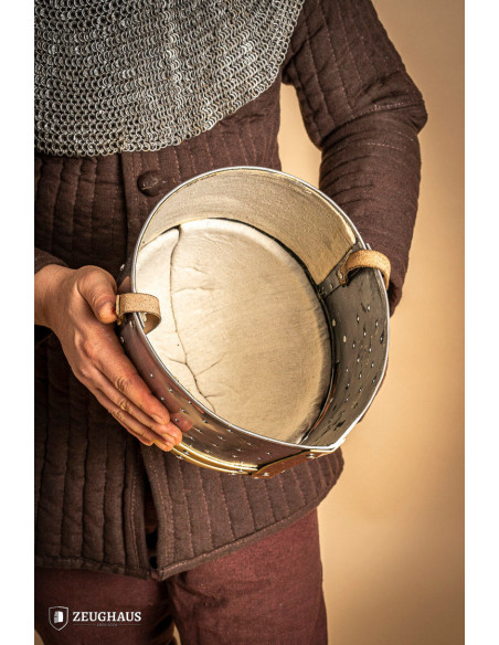 Great Sugar Loaf Templar Helm, brass...