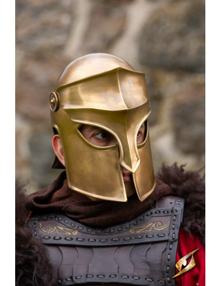 Corinthian palace guard helmet,...