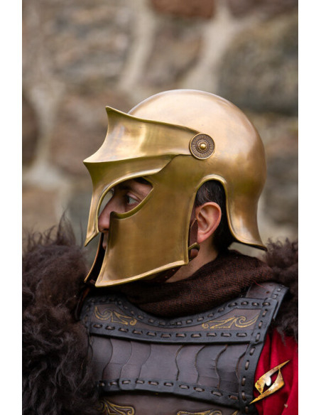 Corinthian palace guard helmet,...