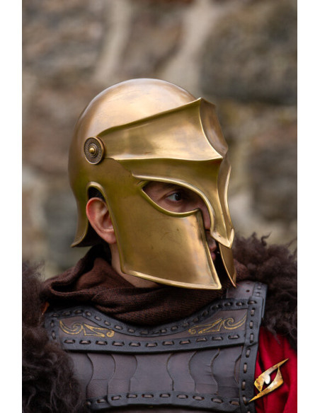 Corinthian palace guard helmet,...