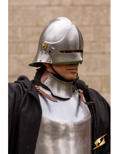 Sallet medieval mercenary helmet Renegade model, matte finish