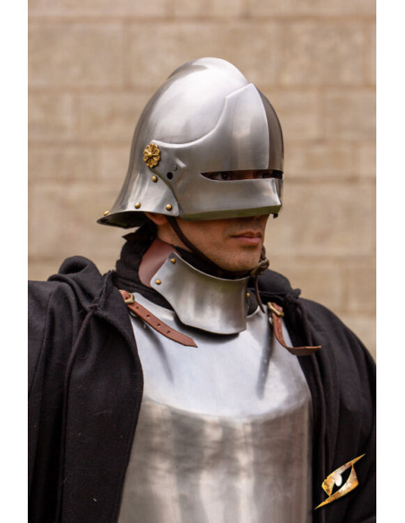 Sallet medieval mercenary helmet...