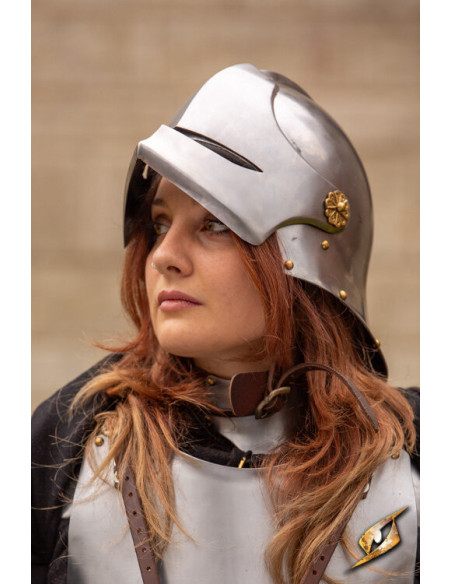 Sallet medieval mercenary helmet...