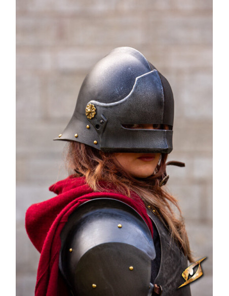 Sallet medieval mercenary helmet...