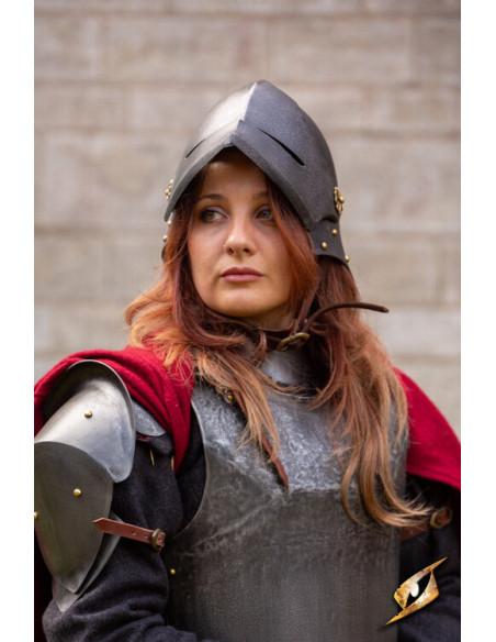 Sallet medieval mercenary helmet...