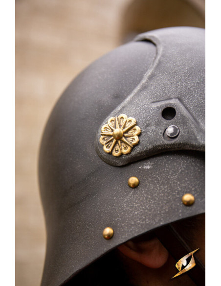 Sallet medieval mercenary helmet...