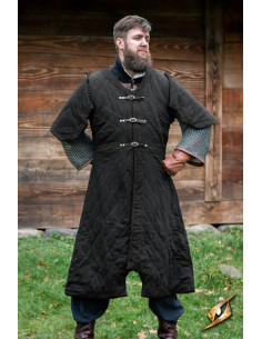 Dastan medieval gambeson model, black