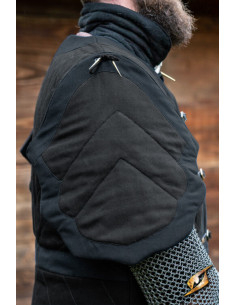 Dastan medieval gambeson model, black 2
