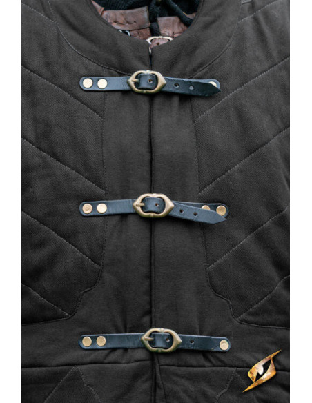 Dastan medieval gambeson model, black