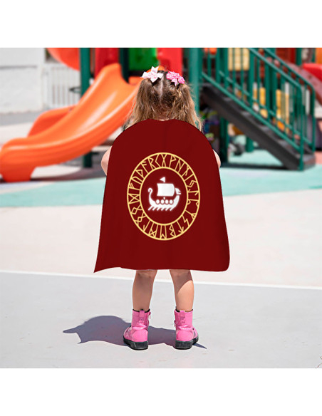 Reversible Viking cape for children...
