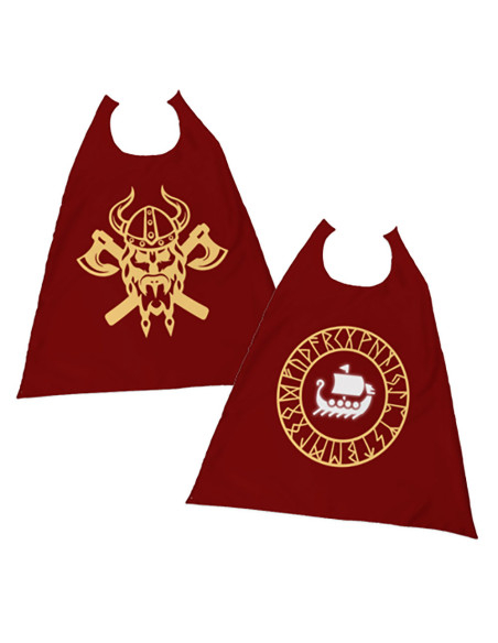 Reversible Viking cape for children...