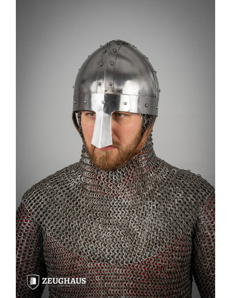 Viking Spangenhelm helmet, polished...
