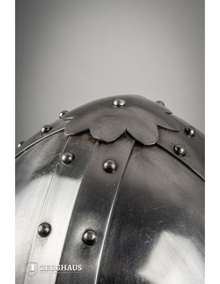 Viking Spangenhelm helmet, polished...