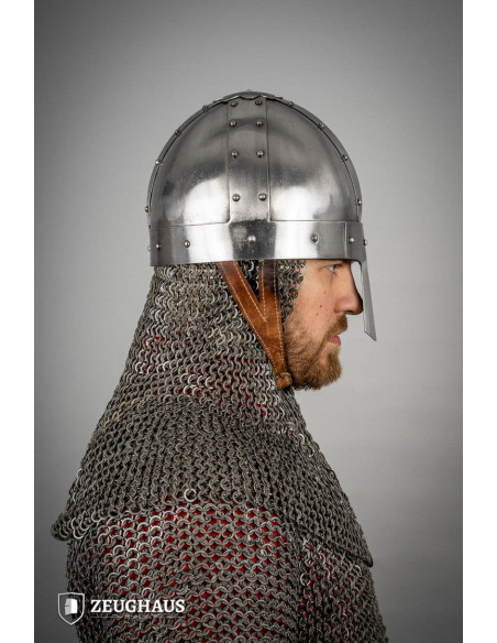 Viking Spangenhelm helmet, polished...