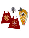 Ragnarsson boy pack: Axe, shield, cape and helmet