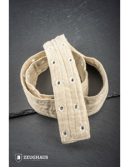 Medieval padded cotton belt, natural...