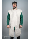 Medieval sleeveless gambeson, natural color
