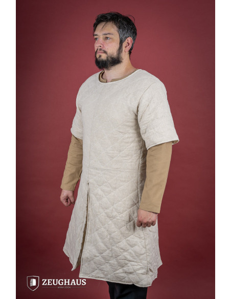 Medieval short-sleeved gambeson,...