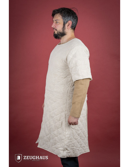 Medieval short-sleeved gambeson,...