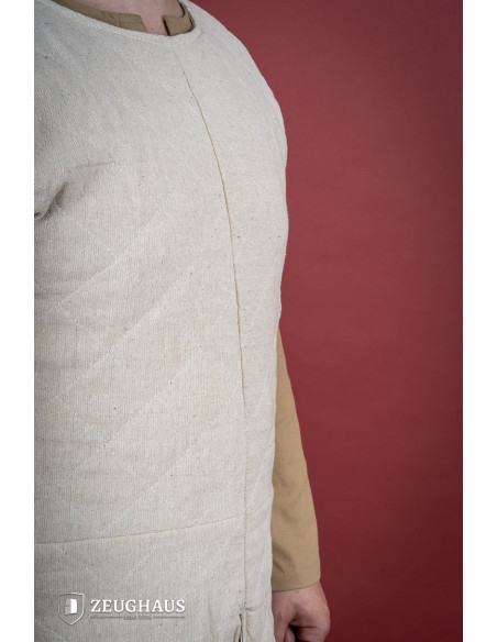 Medieval short-sleeved gambeson,...