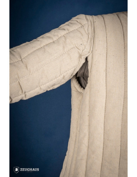 Thick medieval gambeson with laces,...