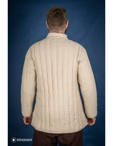 Thick medieval gambeson with laces,...