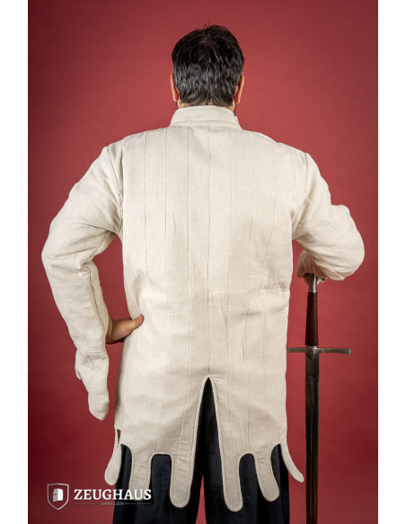 Light medieval gambeson with mittens,...