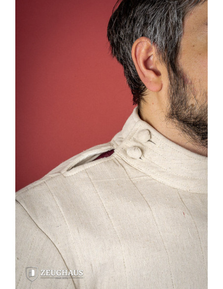 Light medieval gambeson with mittens,...