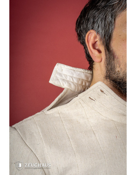 Light medieval gambeson with mittens,...