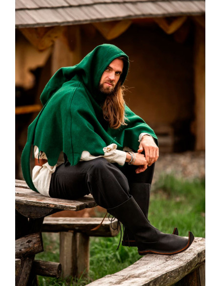 Medieval Gugel in wool Henri model,...