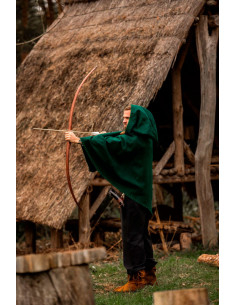 Gugel Viking Egill, green wool 2