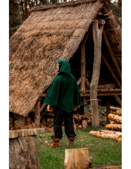 Gugel Viking Egill, green wool Gugel Viking Egill, green wool