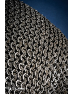 Executioner chain mail mild steel riveted ring (9 mm.) 2