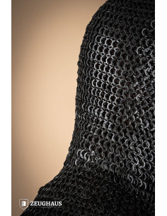 Executioner chain mail burnished steel riveted ring (9 mm.) 2