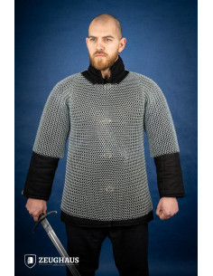 Haubergeon model galvanized steel chain mail (10 mm.)