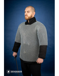 Haubergeon model galvanized steel chain mail (10 mm.) 2