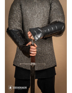 Medieval bracelets burnished steel Champion model 2