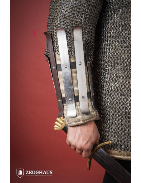 Polished steel Viking bracelets (1.6...