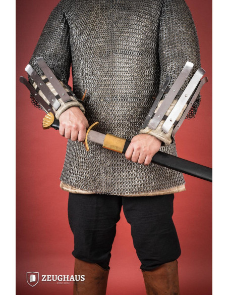 Polished steel Viking bracelets (1.6...