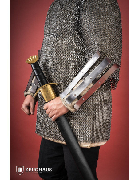 Polished steel Viking bracelets (1.6...