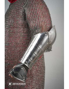 Champion model polished steel medieval bracelets 2