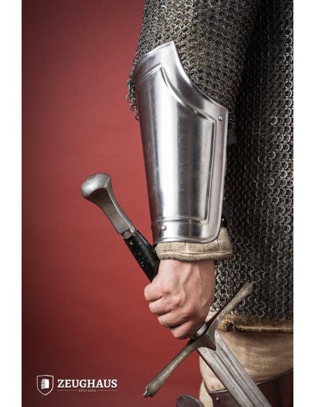 Medieval polished steel warrior...