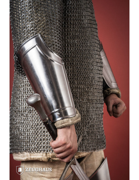 Medieval polished steel warrior...